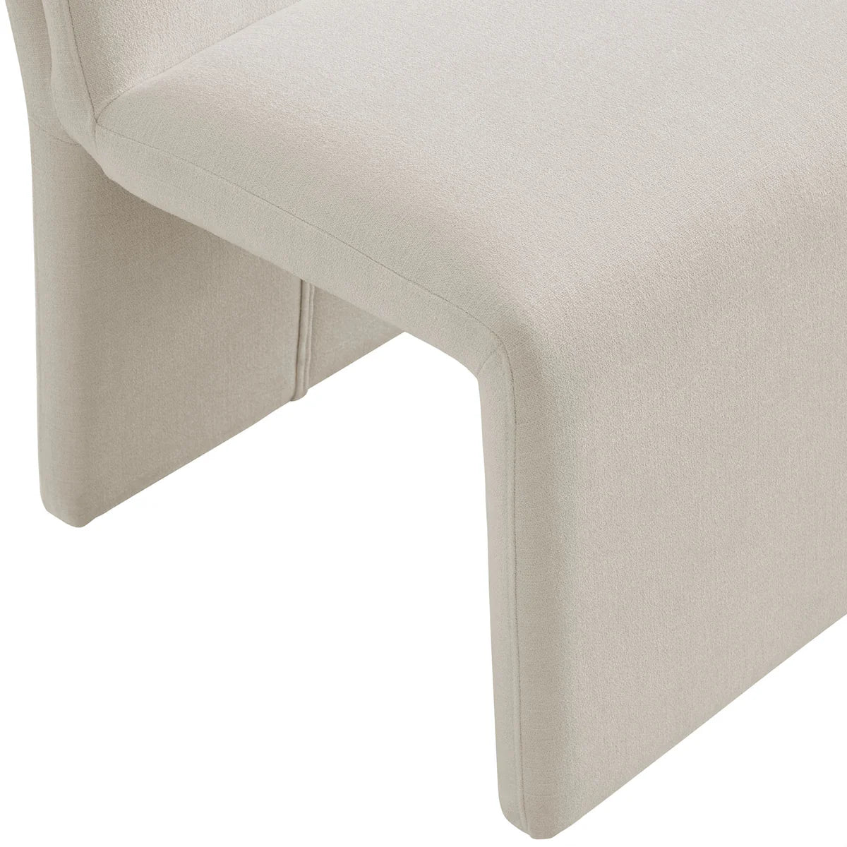 Emory Slub Weave Fabric Dining Chair Set of 2