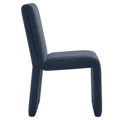 Emory Slub Weave Fabric Dining Chair Set of 2
