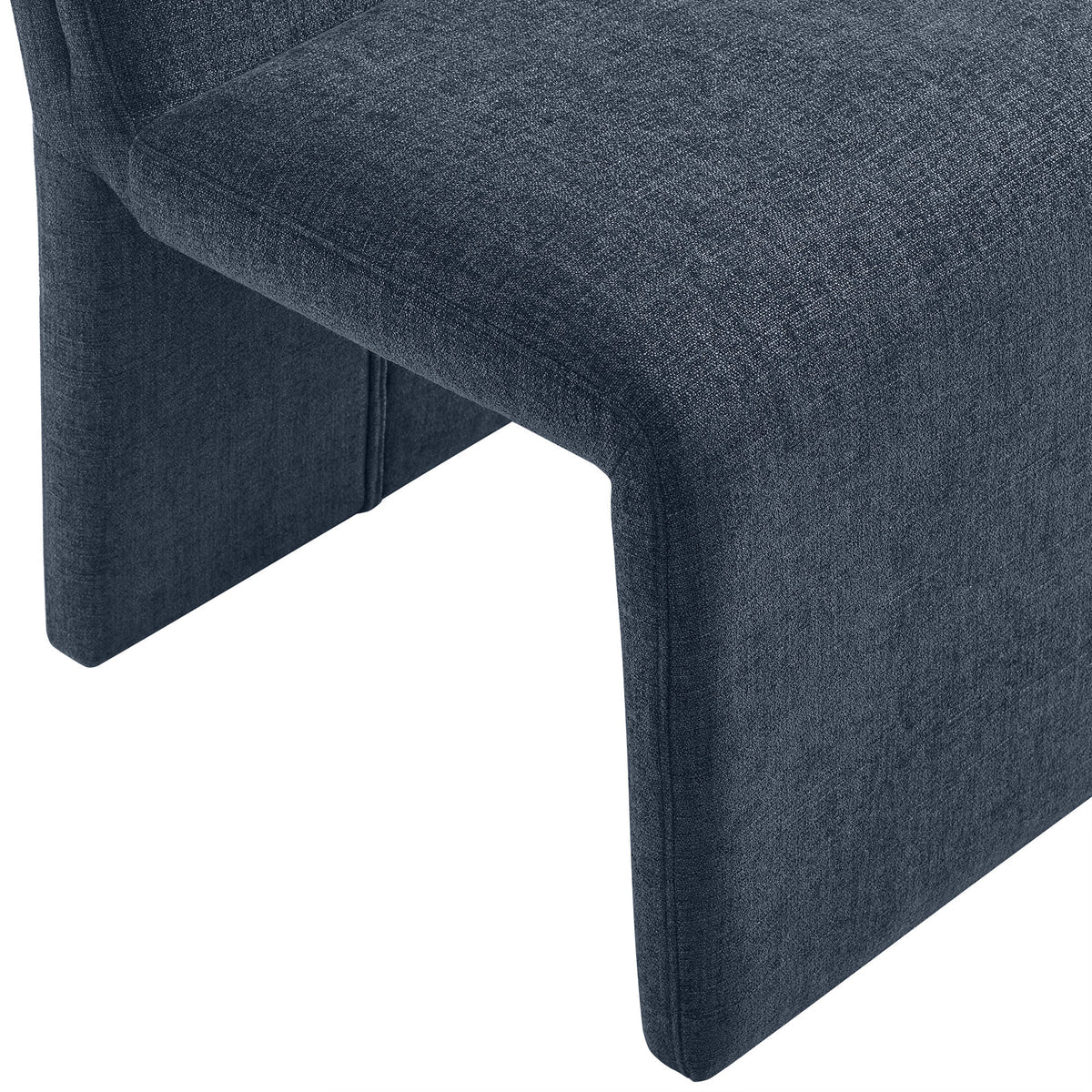 Emory Slub Weave Fabric Dining Chair Set of 2