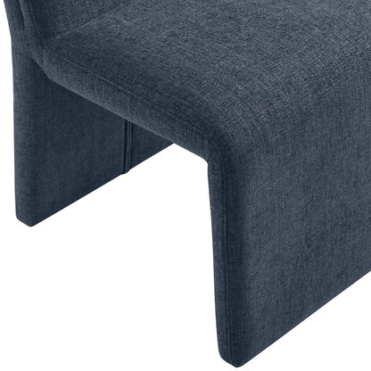Emory Slub Weave Fabric Dining Chair Set of 2