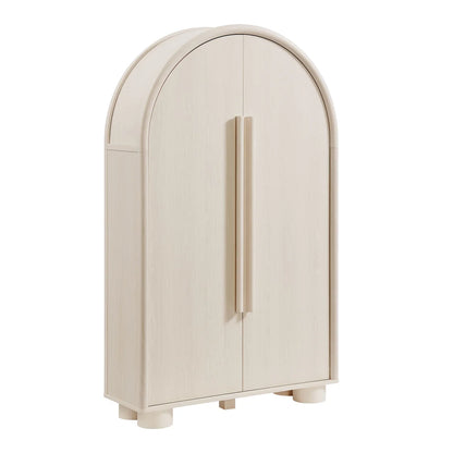 Bellamy Arched Fold‑Out Desk Cabinet