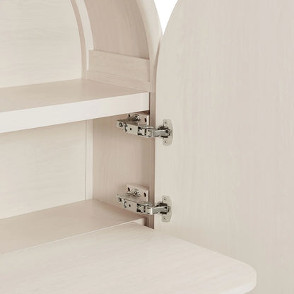 Bellamy Arched Fold‑Out Desk Cabinet