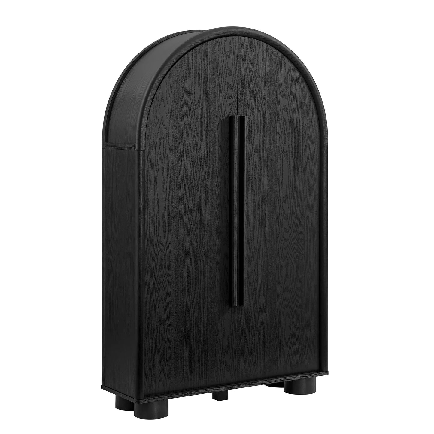 Bellamy Arched Fold‑Out Desk Cabinet