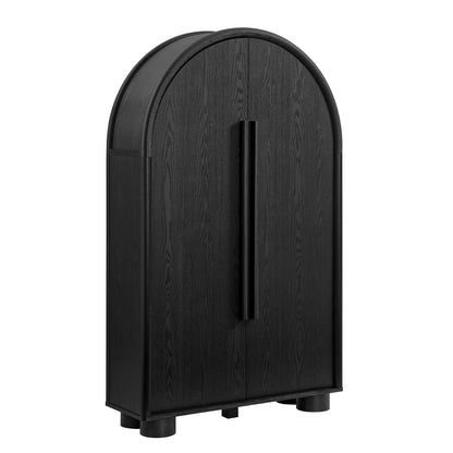 Bellamy Arched Fold‑Out Desk Cabinet