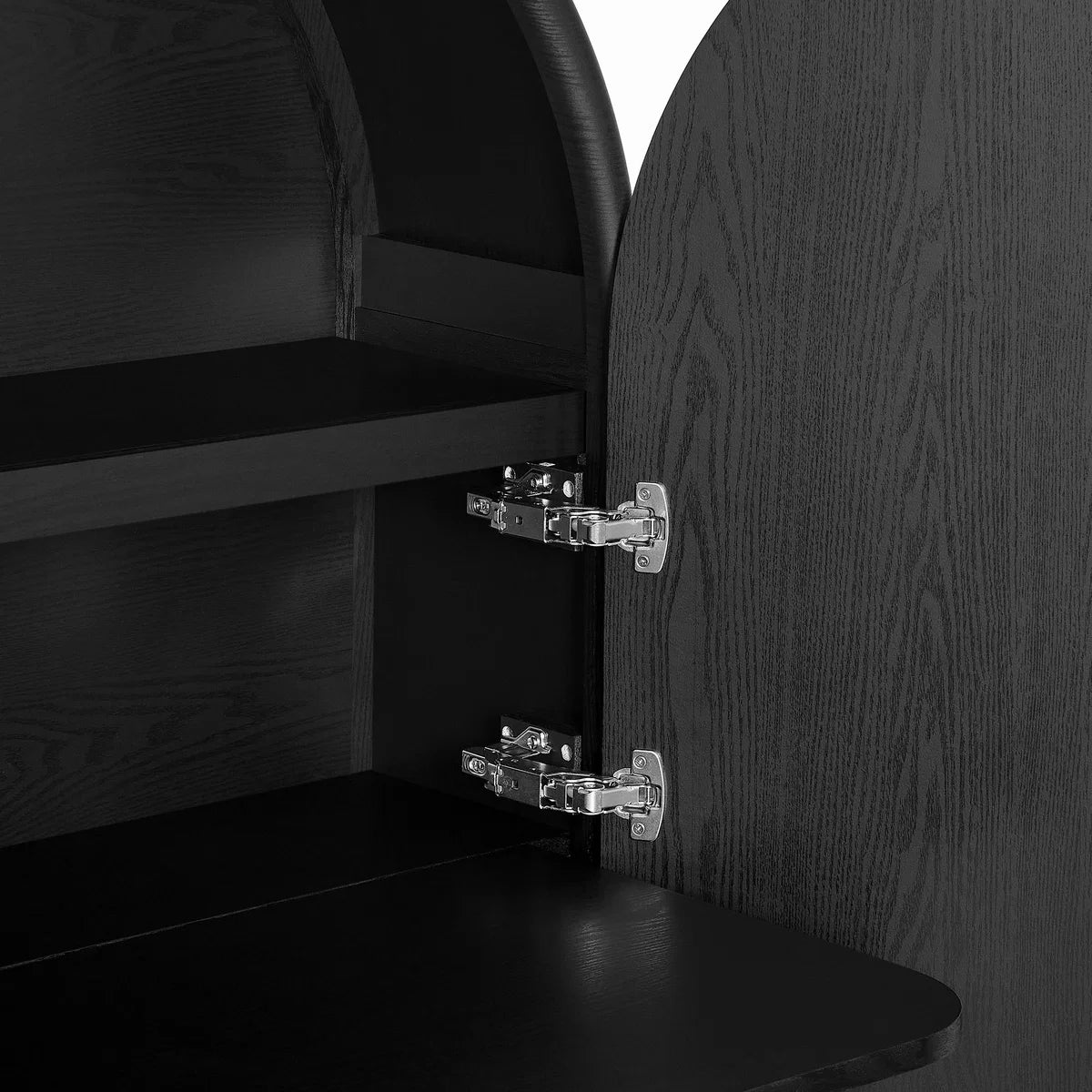 Bellamy Arched Fold‑Out Desk Cabinet