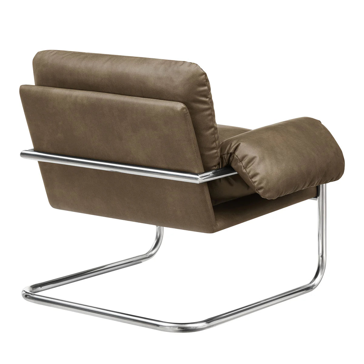 Ansel Vegan Leather Accent Chair