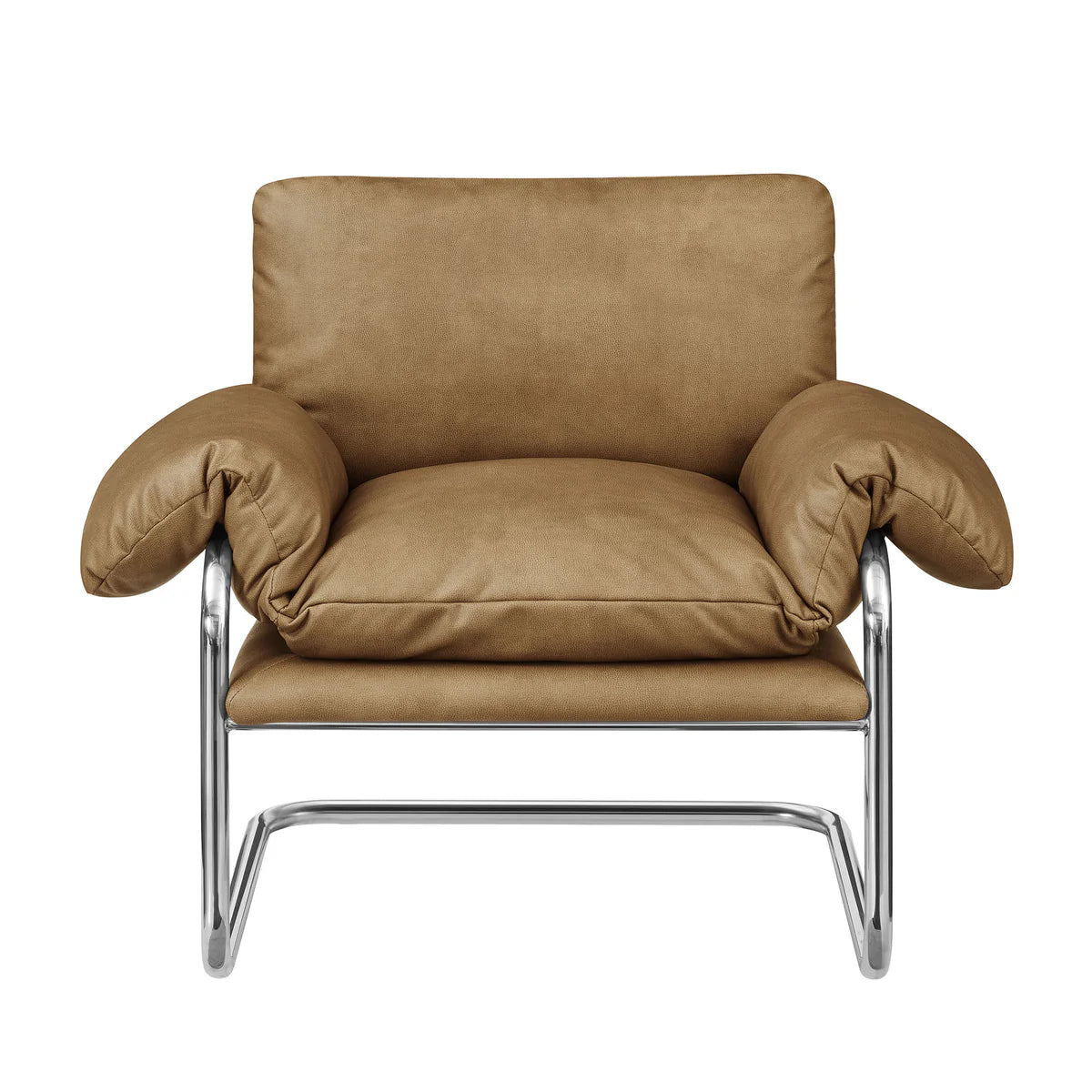 Ansel Vegan Leather Accent Chair