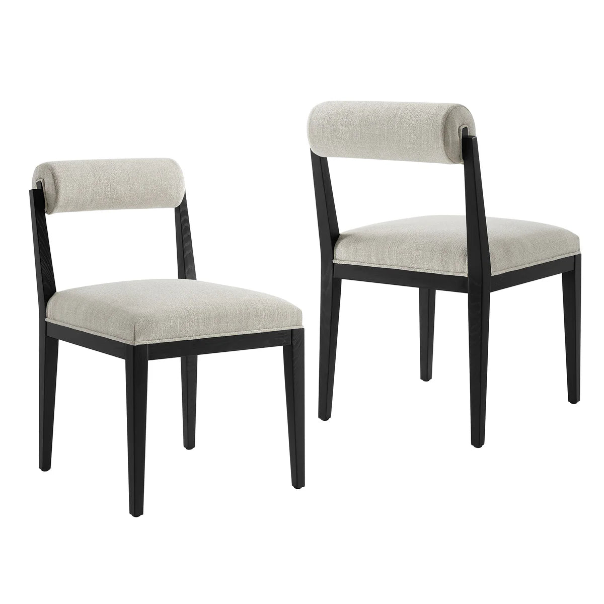 Kai Modern Fabric Dining Chair Set of 2