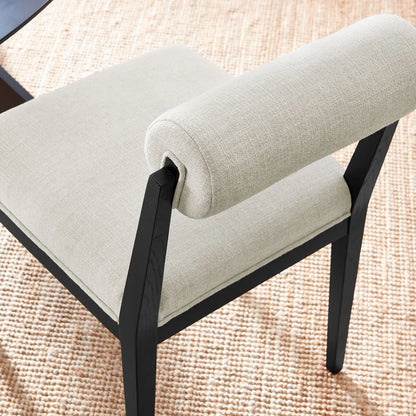 Kai Modern Fabric Dining Chair Set of 2