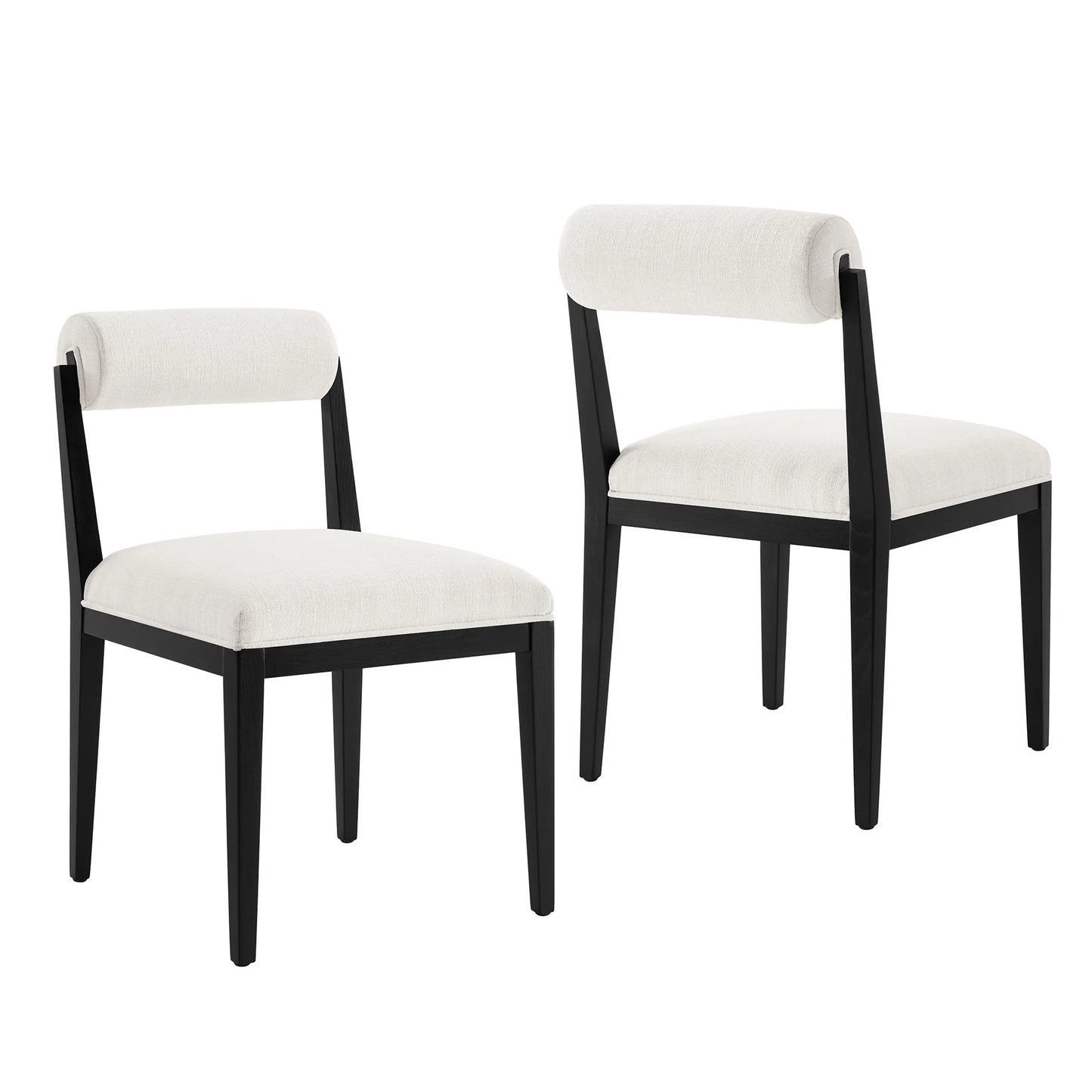 Kai Modern Fabric Dining Chair Set of 2