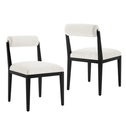 Kai Modern Fabric Dining Chair Set of 2