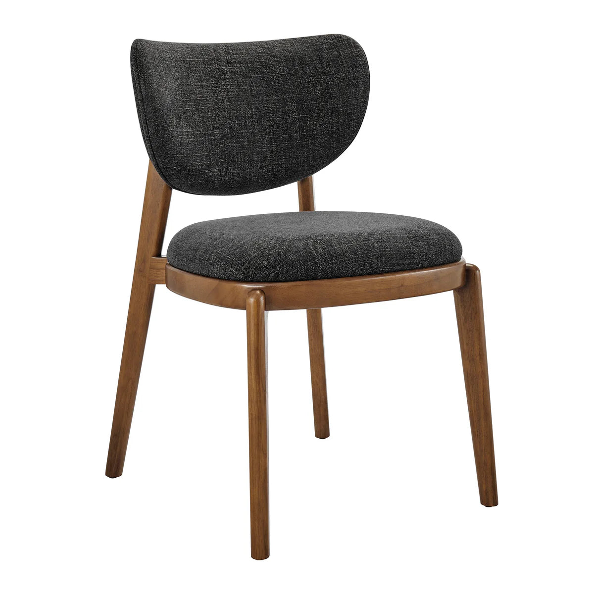 Fenwick Mid‑Century Modern Fabric Dining Chair Set of 2
