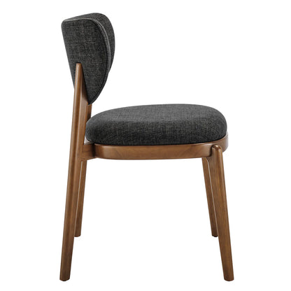 Fenwick Mid‑Century Modern Fabric Dining Chair Set of 2
