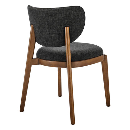 Fenwick Mid‑Century Modern Fabric Dining Chair Set of 2