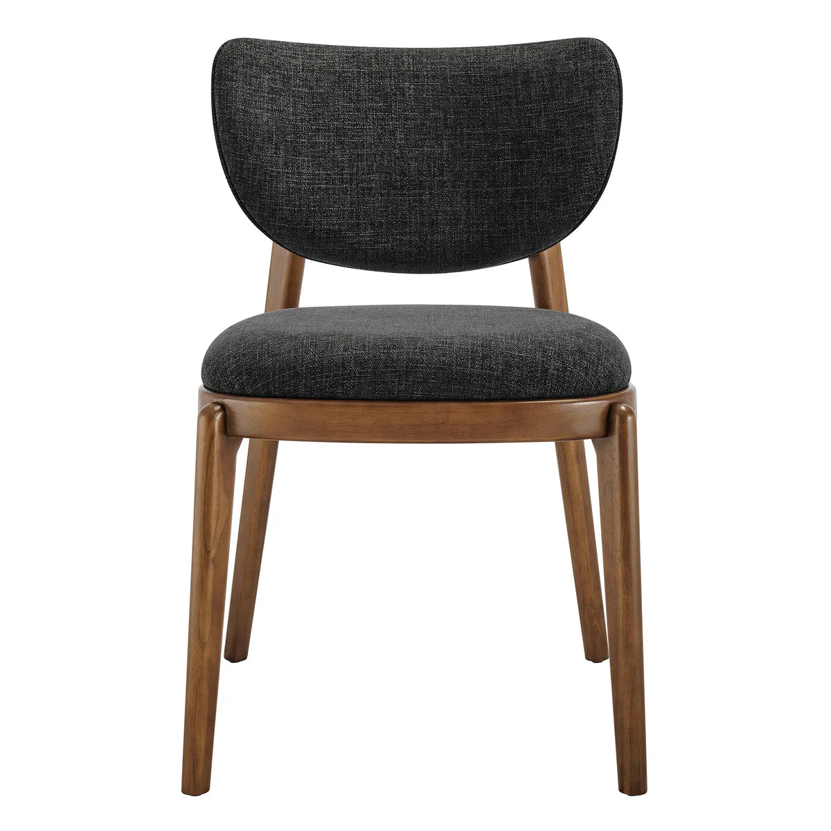 Fenwick Mid‑Century Modern Fabric Dining Chair Set of 2