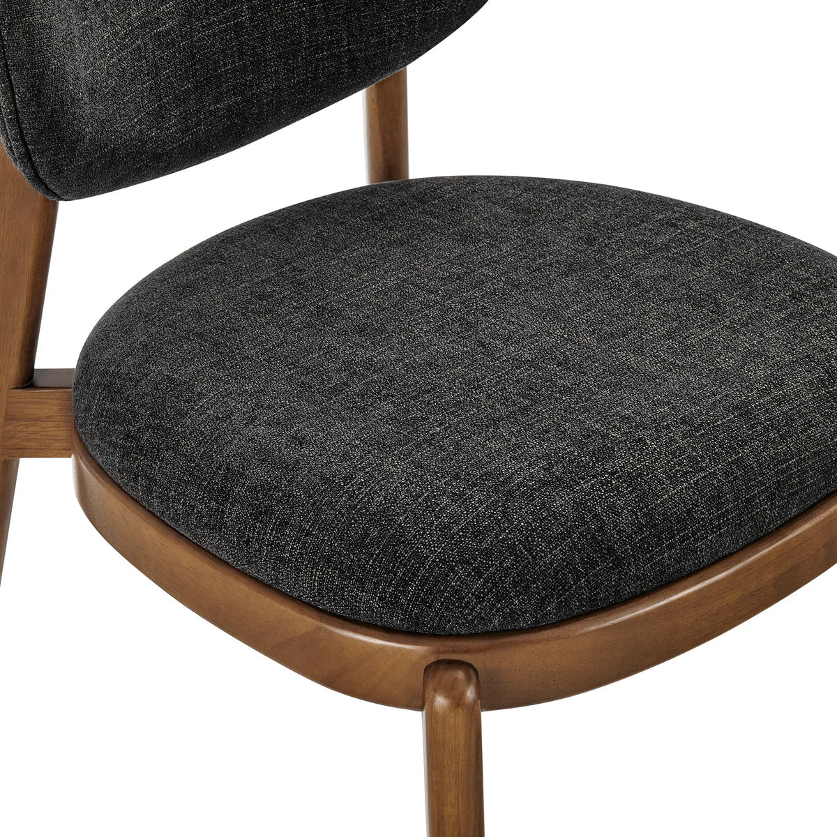Fenwick Mid‑Century Modern Fabric Dining Chair Set of 2