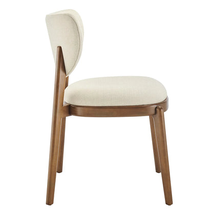 Fenwick Mid‑Century Modern Fabric Dining Chair Set of 2