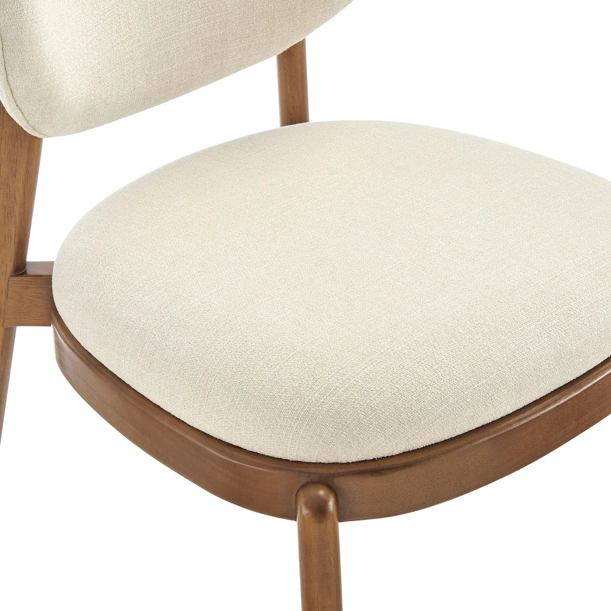 Fenwick Mid‑Century Modern Fabric Dining Chair Set of 2