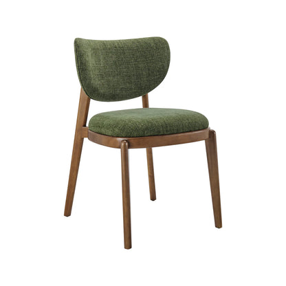 Fenwick Mid‑Century Modern Fabric Dining Chair Set of 2