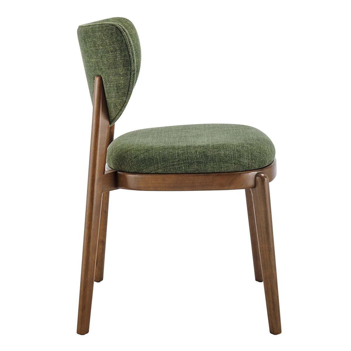 Fenwick Mid‑Century Modern Fabric Dining Chair Set of 2