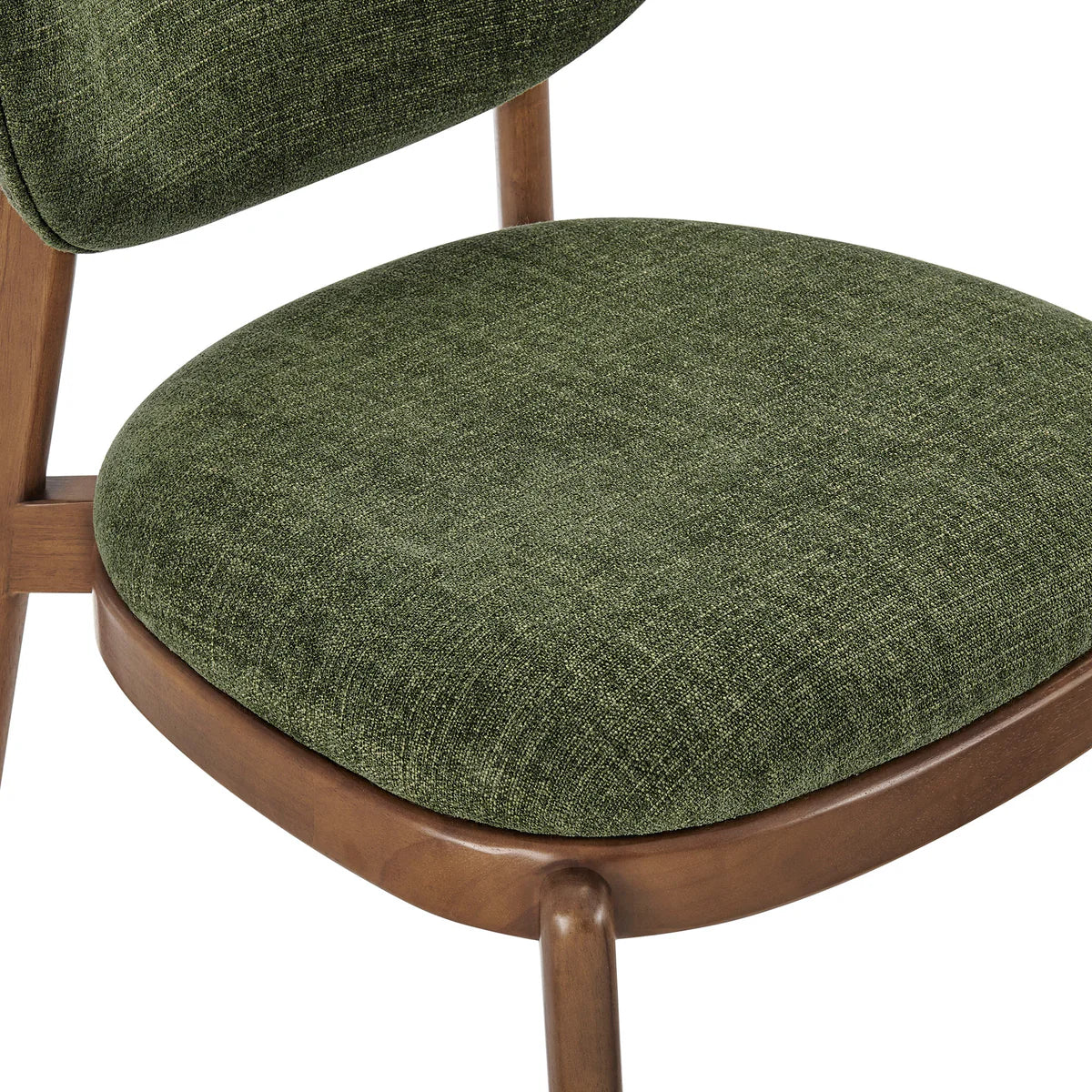 Fenwick Mid‑Century Modern Fabric Dining Chair Set of 2