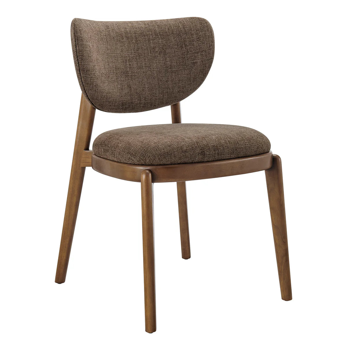 Fenwick Mid‑Century Modern Fabric Dining Chair Set of 2
