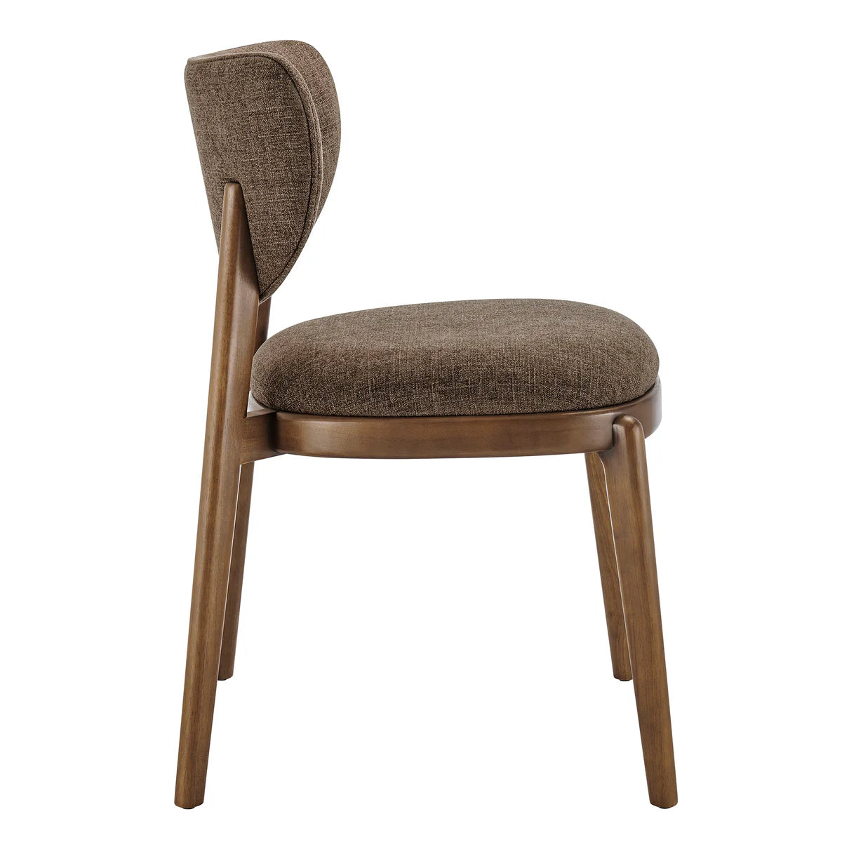 Fenwick Mid‑Century Modern Fabric Dining Chair Set of 2