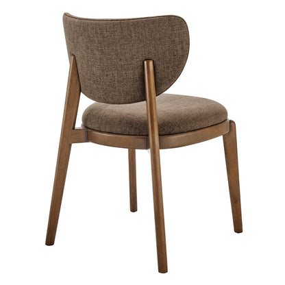 Fenwick Mid‑Century Modern Fabric Dining Chair Set of 2