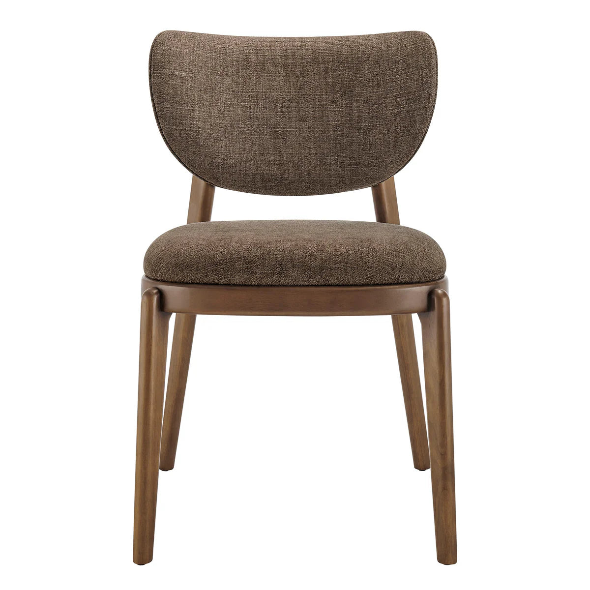 Fenwick Mid‑Century Modern Fabric Dining Chair Set of 2