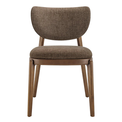 Fenwick Mid‑Century Modern Fabric Dining Chair Set of 2