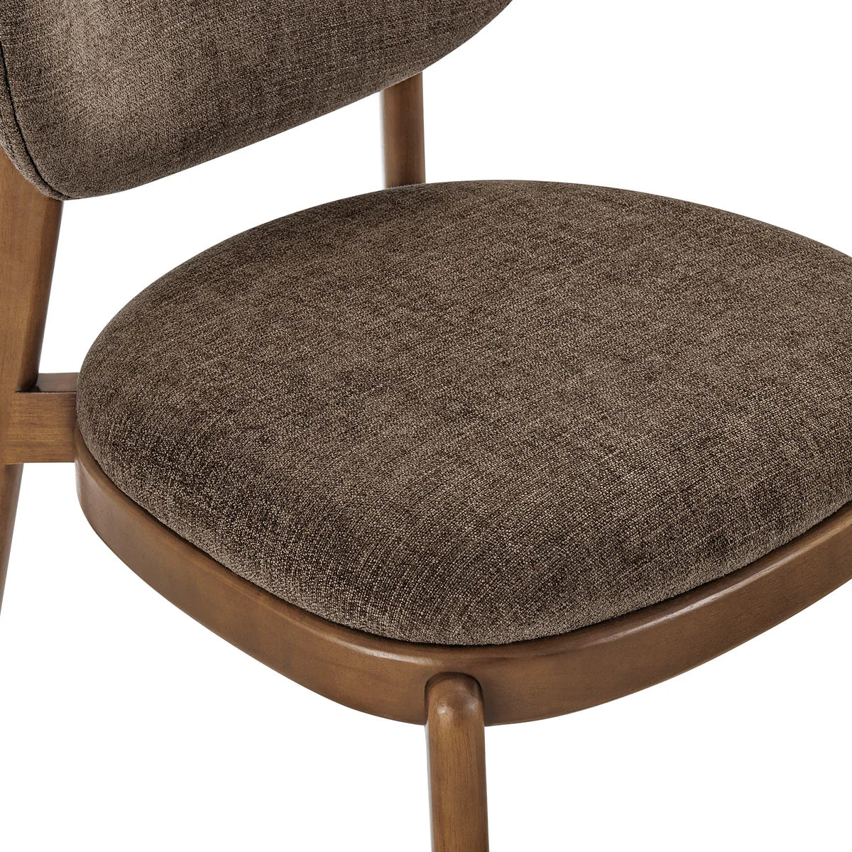 Fenwick Mid‑Century Modern Fabric Dining Chair Set of 2