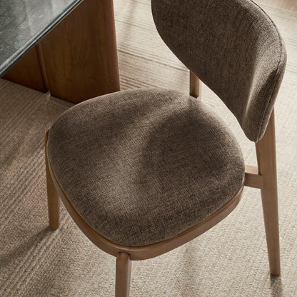 Fenwick Mid‑Century Modern Fabric Dining Chair Set of 2