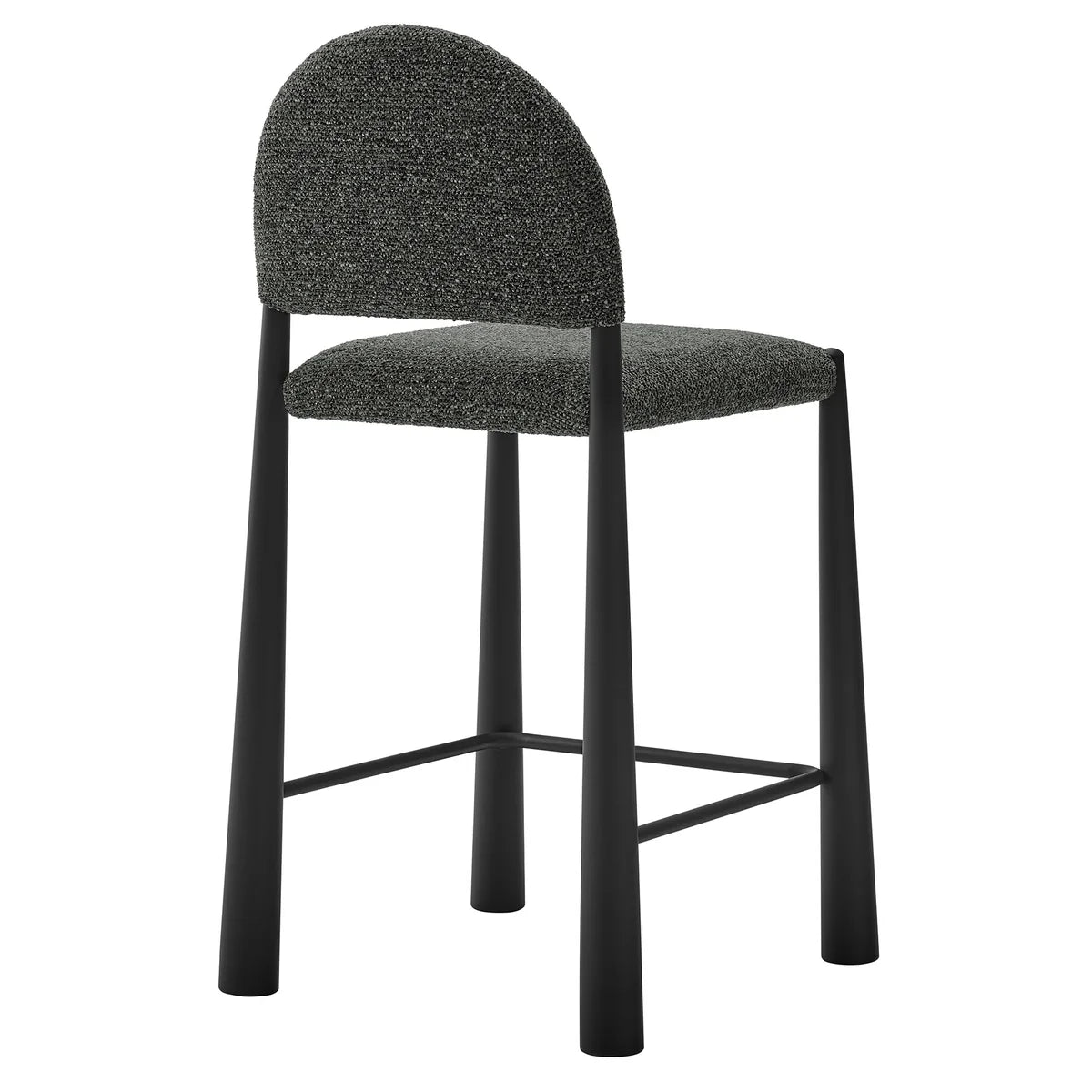 Hayley Upholstered Fabric Counter Stools Set of 2