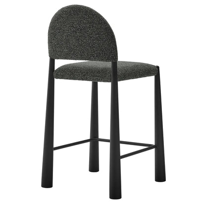 Hayley Upholstered Fabric Counter Stools Set of 2