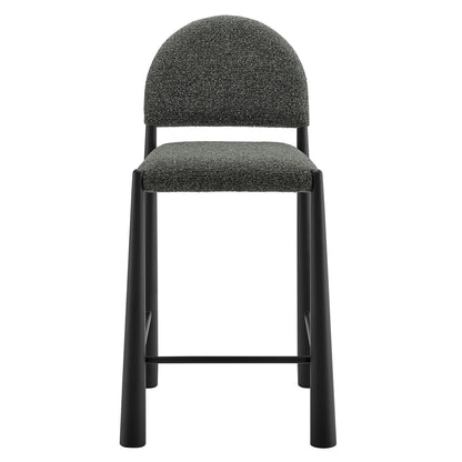 Hayley Upholstered Fabric Counter Stools Set of 2