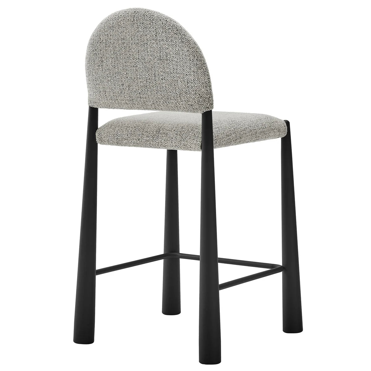 Hayley Upholstered Fabric Counter Stools Set of 2