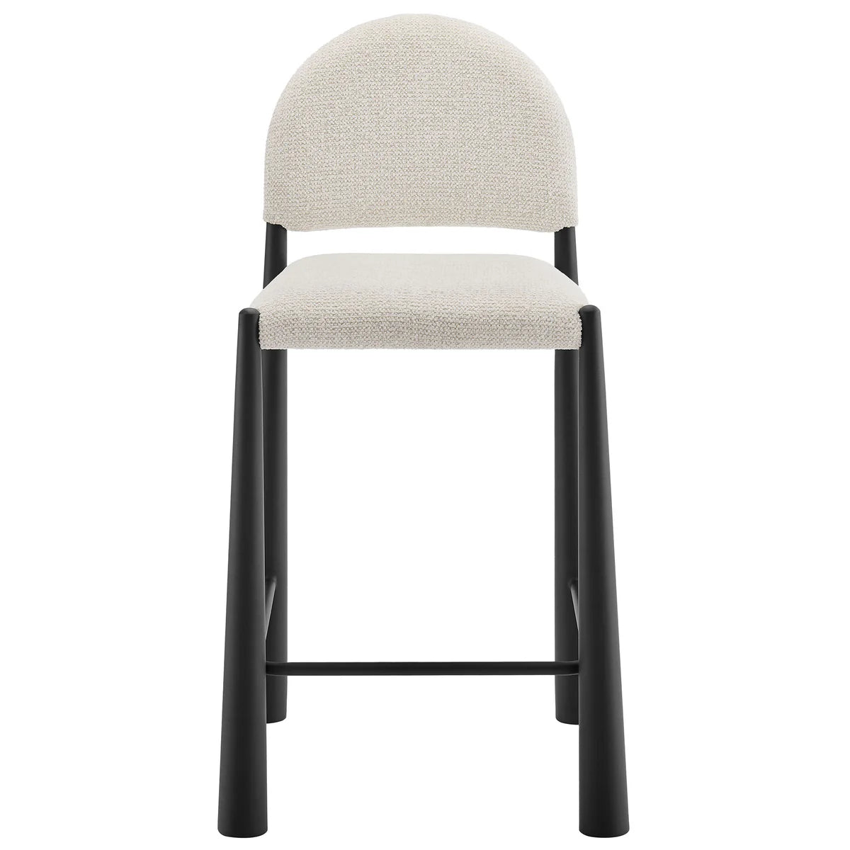 Hayley Upholstered Fabric Counter Stools Set of 2