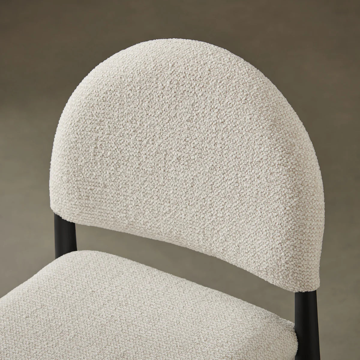 Hayley Upholstered Fabric Counter Stools Set of 2