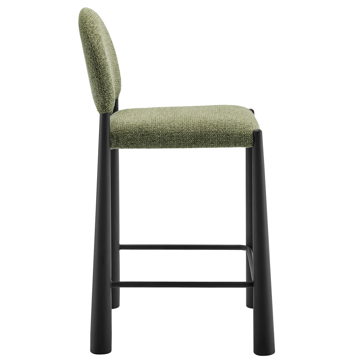 Hayley Upholstered Fabric Counter Stools Set of 2
