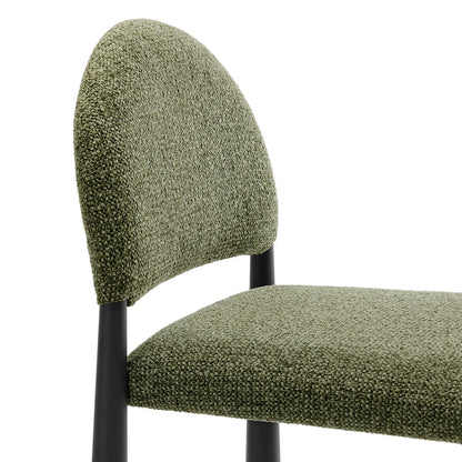 Hayley Upholstered Fabric Counter Stools Set of 2