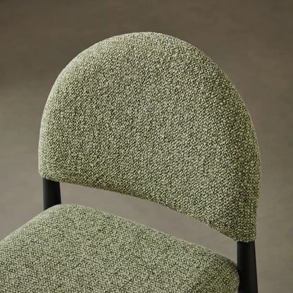 Hayley Upholstered Fabric Counter Stools Set of 2