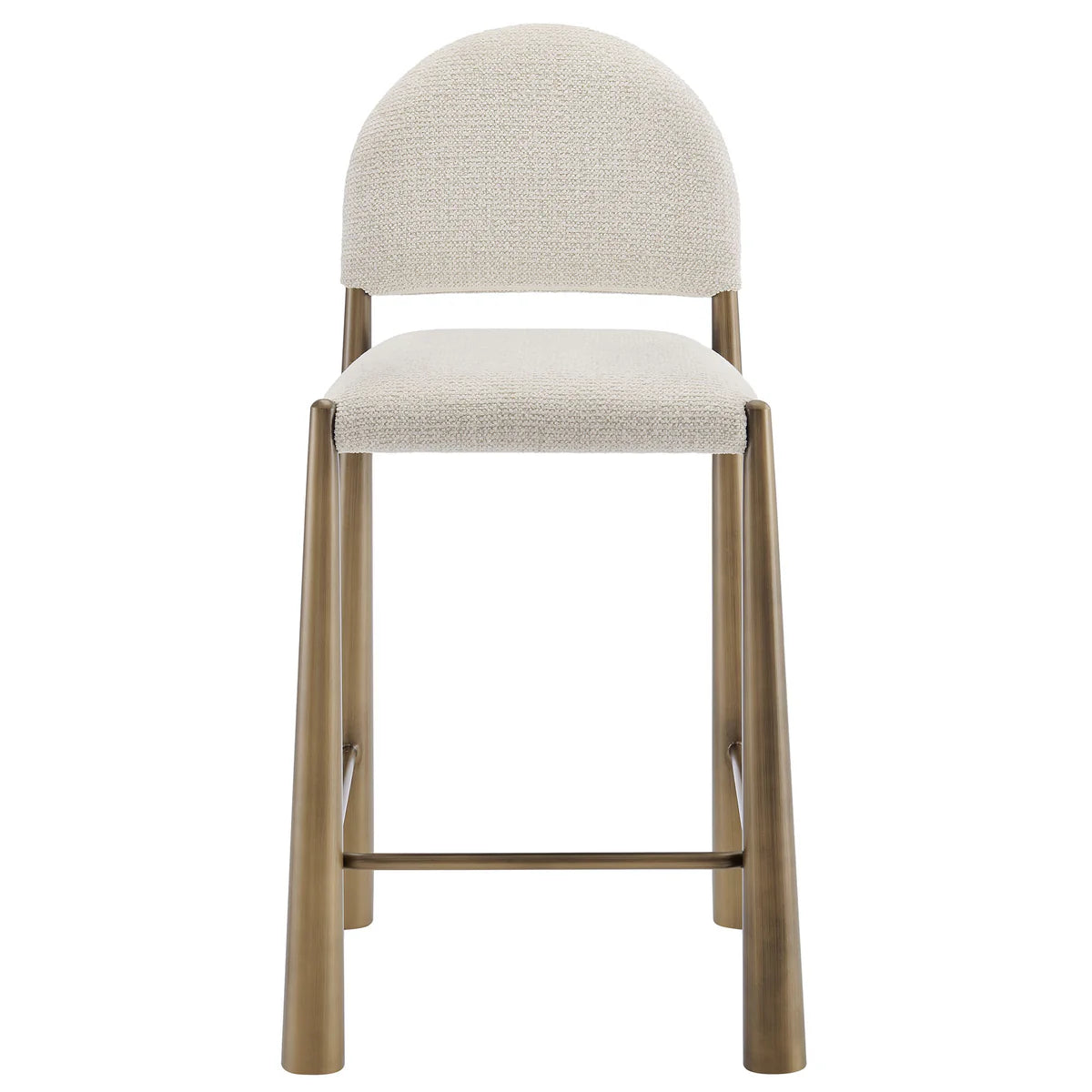Hayley Upholstered Fabric Counter Stools Set of 2