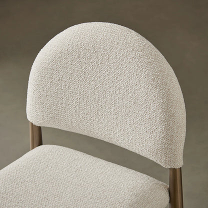 Hayley Upholstered Fabric Counter Stools Set of 2