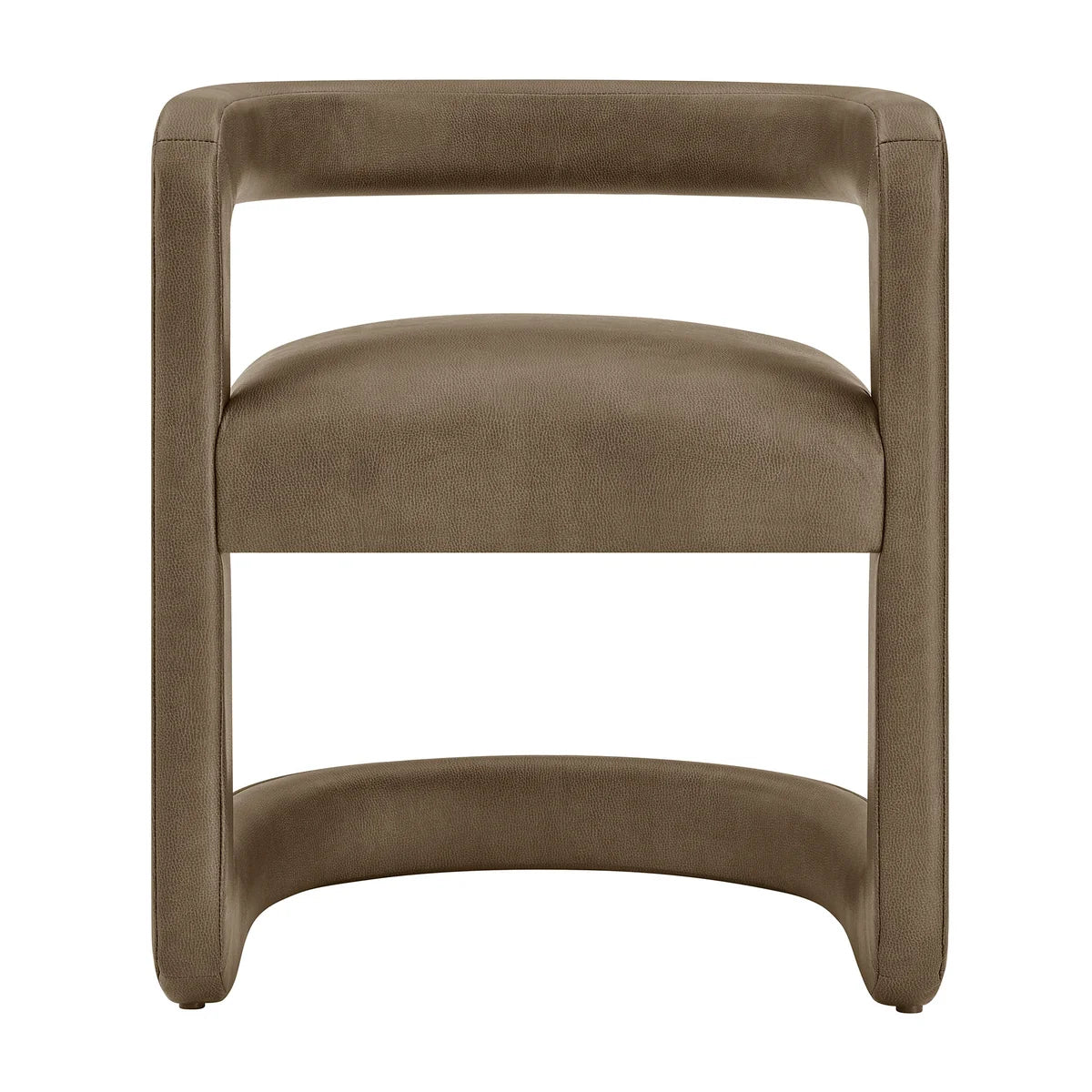 Winslow Vegan Leather Barrel Dining Chair