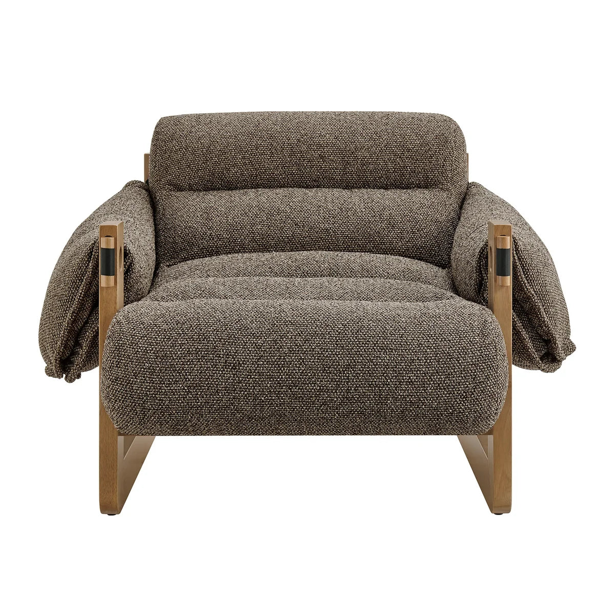 Sorelle Upholstered Fabric Sling Lounge Chair