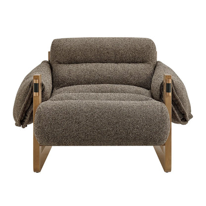 Sorelle Upholstered Fabric Sling Lounge Chair