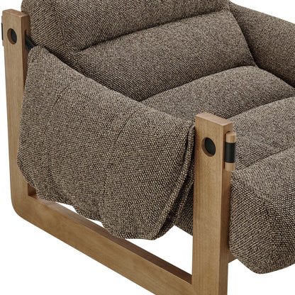 Sorelle Upholstered Fabric Sling Lounge Chair