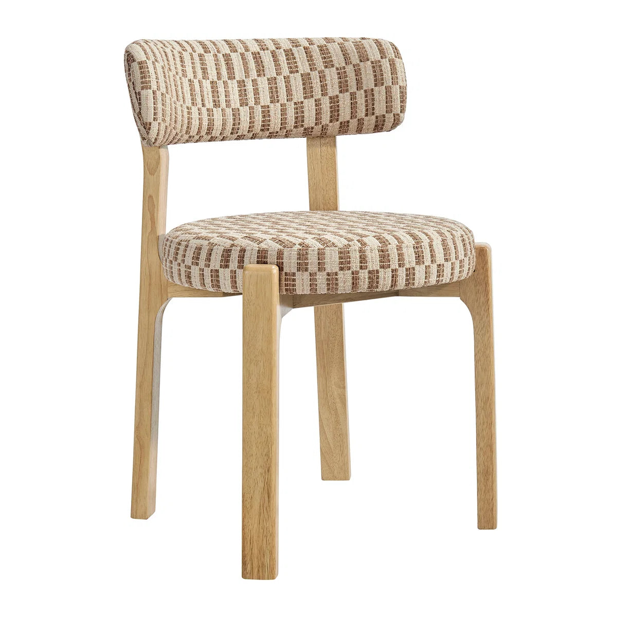 Marsha Retro Upholstered Fabric Dining Chairs Set of 2