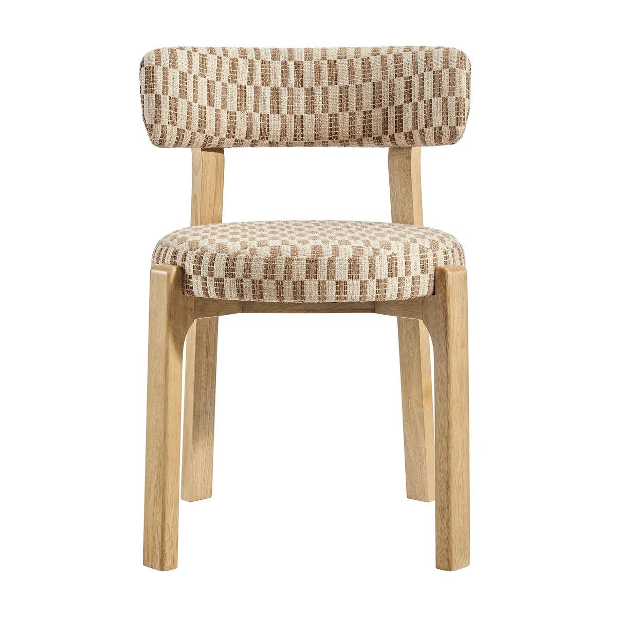 Marsha Retro Upholstered Fabric Dining Chairs Set of 2