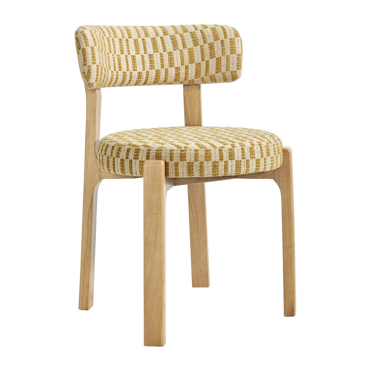 Marsha Retro Upholstered Fabric Dining Chairs Set of 2